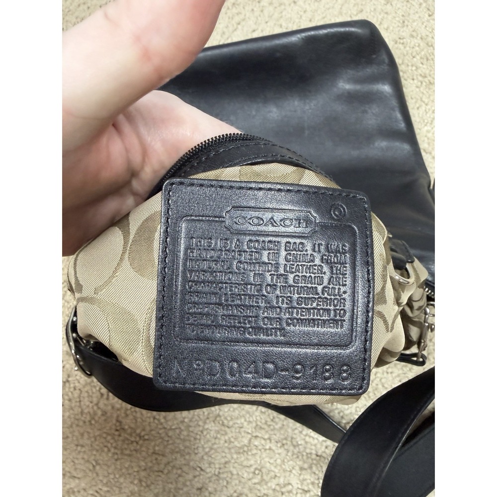 Vtg COACH Legacy Slim 9188 Black Leather Crossbody Shoulder Bag Purse Classic - Picture 2 of 12
